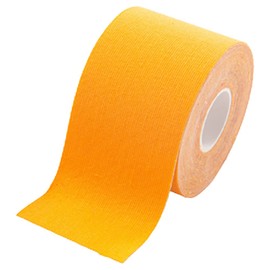 Kinesiology Tape, 5M 2 Rolls Elastic Muscle Support Tape, Improve Blood Circulation, Waterproof and Latex Free for Exercise, Sports and Injury (Orange)