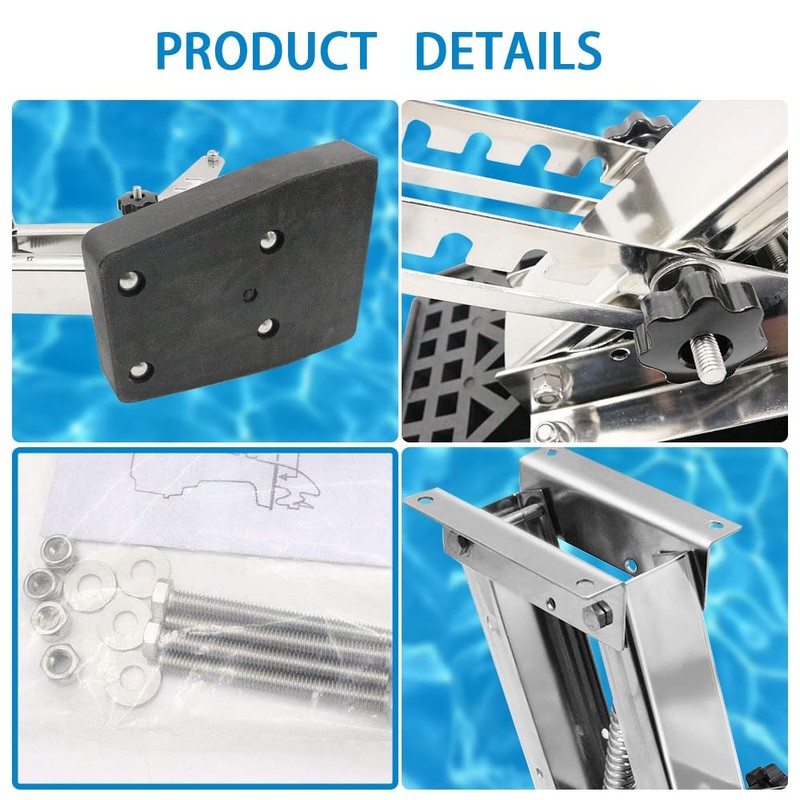 2 Stroke Outboard Motor Bracket Kicker for Boat up to
