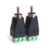 MOBOREST RCA Cable Audio Adapter, Phono RCA Male Plug to