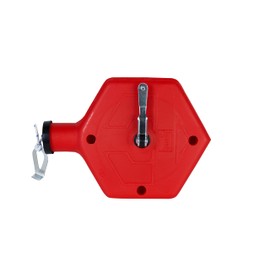 M-D Building Products 00760 ABS Tuff Line Chalk Reel 100ft – Durable Contractor Grade Chalk Line Tool with ABS Case, Precision String & Marker – Ideal for Construction & Carpentry – Red