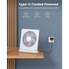 Koonie USB Fan, Strong Wind Ultra Quiet Small Desk Fan