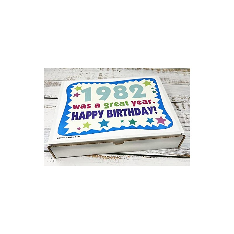 RETRO CANDY YUM ~ 1982 44th Birthday Gift Box of