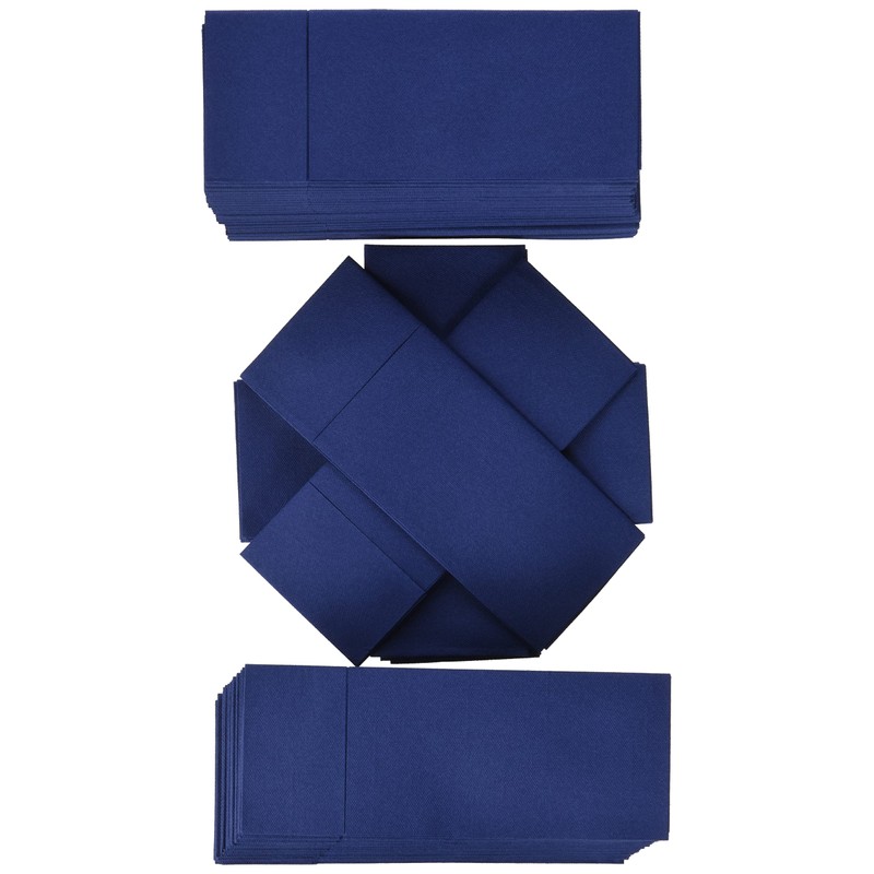 Airlaid 50 Cutlery Napkins, Cutlery Pockets, Fabric-Like, High-Quality Disposable Napkin