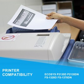 BUEGOO TK172 TK-172 1T02LZ0US0 Black Toner Cartridge Compatible for ECOSYS P2135d P2135dn FS-1320D FS-1370DN Printer | 1 Pack