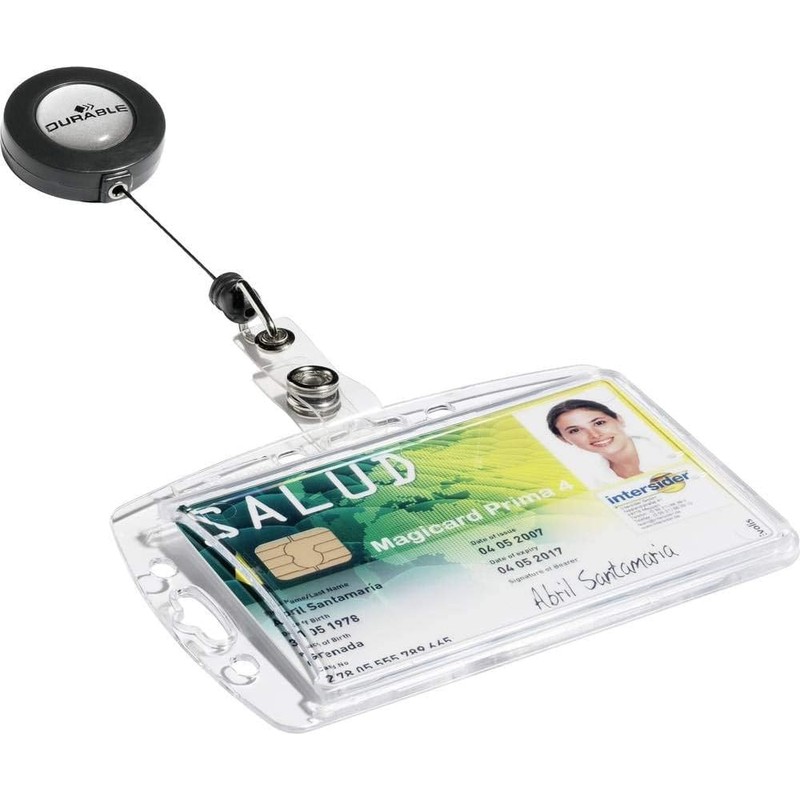 Durable 800519 Hard Box with Clip for Business / Security