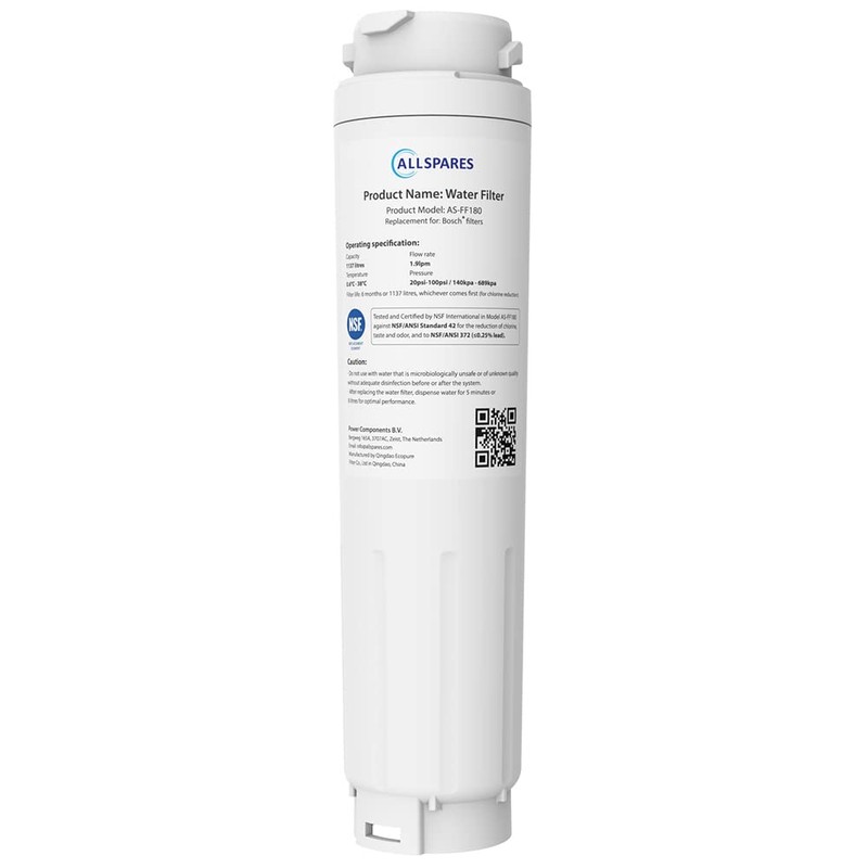 AllSpares Fridge Water Filter for Bosch Siemens Neff Gaggenau Balay