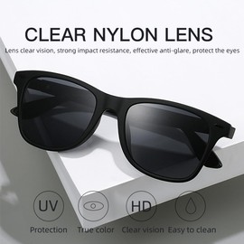 SHUNXI Nearsighted Short-Sighted Lightweight Glasses **These are not reading glasses** (Sun Grey Lens, -3.5, Diopters)