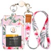 Teskyer ID Card Holder with Strap, Retractable Card Holder with