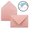 FarbenFroh by GUSTAV NEUSER Briefumschläge in Alt-Rosa- 50 Stück -