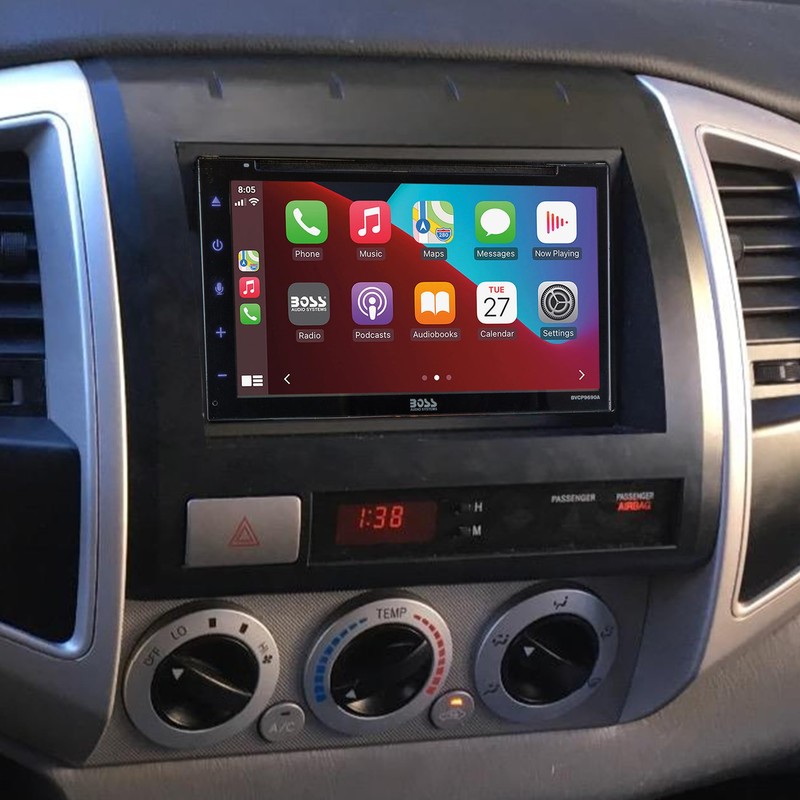 Scosche TA2053BKB Double DIN Radio Install Dash Kit Compatible with