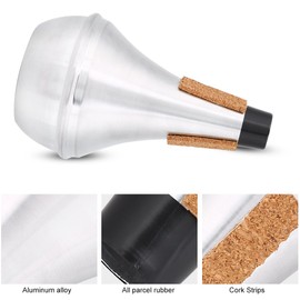 Bnineteenteam Trumpet Mute Cornet/Trumpet Straight Mute Aluminium Alloy Mute Trumpet Accessories Musical Instrument Accessories