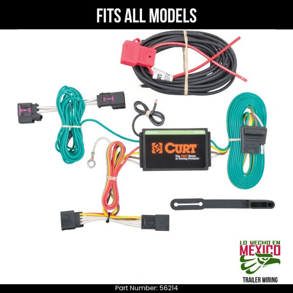 Curt For 11-15 Chevy Cruze 4 Pin Trailer Wiring Plug