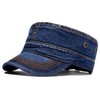 BABAHU Washed Cotton Military Caps Cadet Army Caps Unique Design