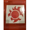 Anime Cosplay One Piece Temporary Body Tattoo SUN PIRATES logo