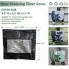 Exokugo Hose Watering Timer Cover with Plush Linner,Heavy Duty 600D