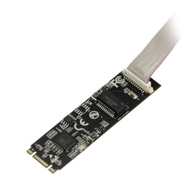 KALEA-INFORMATIQUE M2 5 Gigabit LAN ETHERNET 10 100 1000 1G 2.5G 5G Controller Card with RJ45 Port and Realtek RTL8126 Chipset. For M.2 NGFF PCIe B+M or M Key Port.