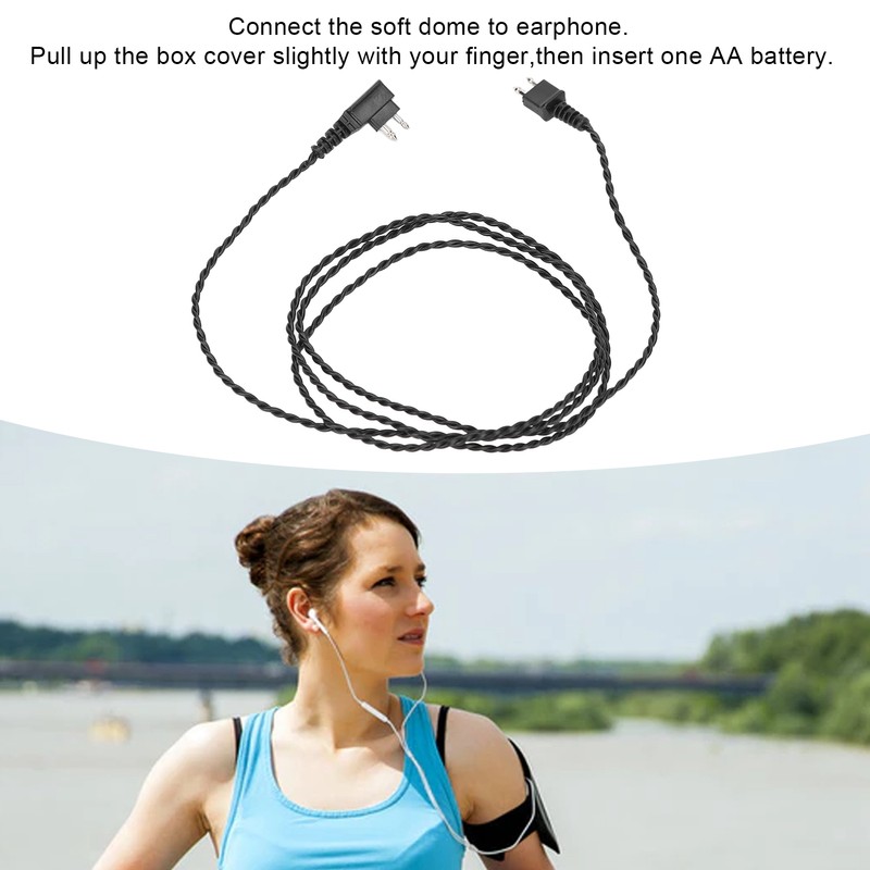 10pcs 2pin BW Hearing Aids Receiver Wire Heat Resistant Good