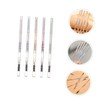 Minkissy 5pcs Eyebrow Makeup Pencils Double-ended Brow Pens Thin Medium