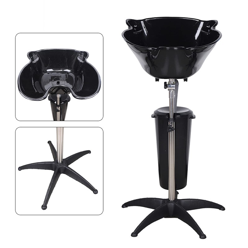 Removable Shampoo Basin Portable Hair Washing Sink Shampoo Bowl with