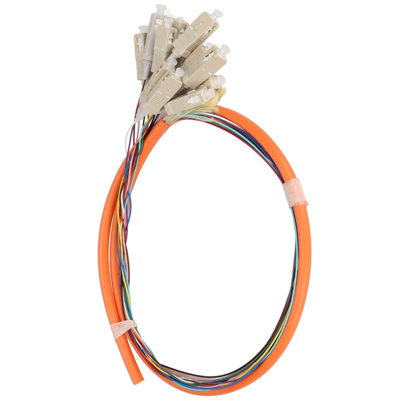 Fiber Optic Cable 1 Meter 12 Strand Multimode Low Insertion