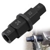 Quwem Motorcycle Spindle Socket Tool,Hex Axle Tool Allen Key Socket