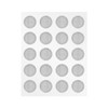 20-Pack CCZ SN20 Silver Screen Earbud Filters - Mesh Replacement