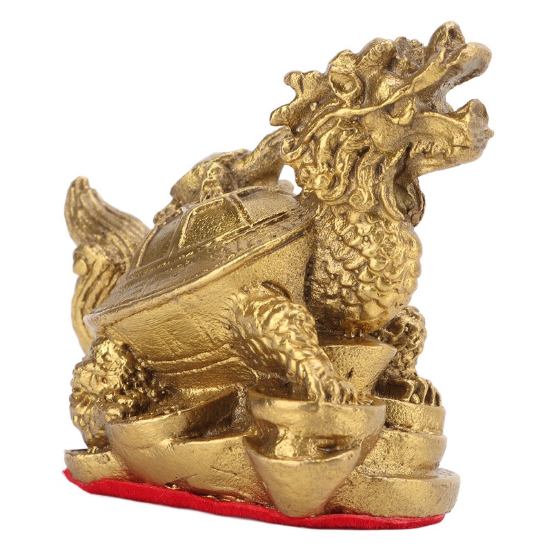 Feng Shui Decoration Dragon Tortoise Feng Shui Copper Casting Craft
