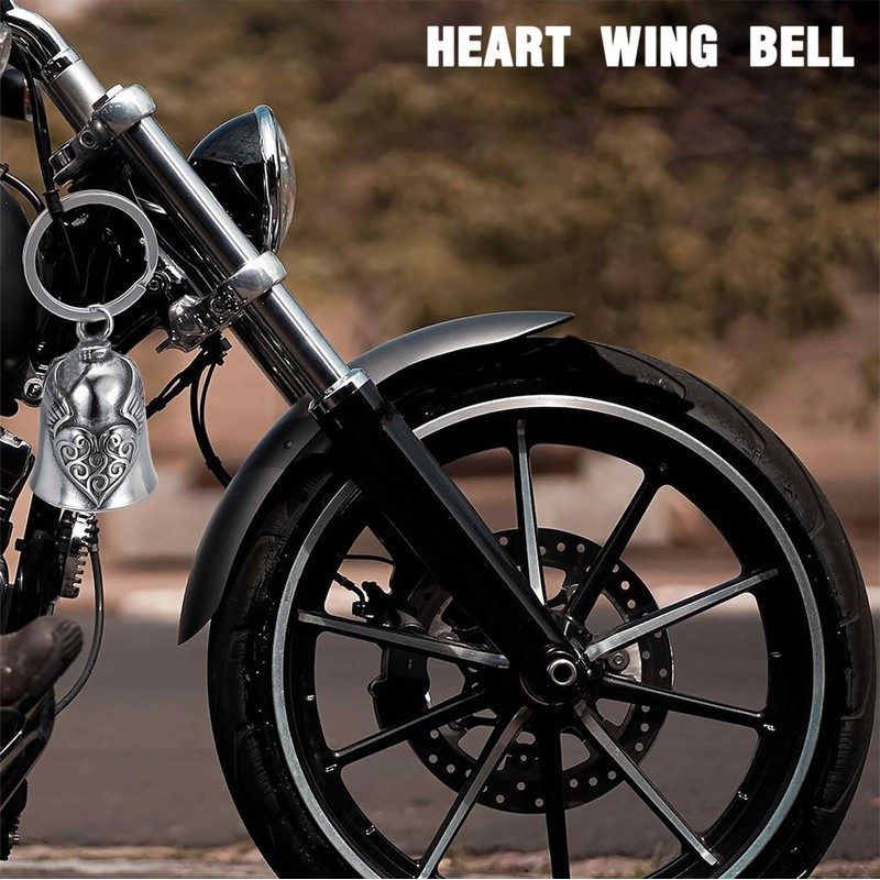 PEVRUAY Guardian Bell Motorcycle Bell, Bicycle Bell, Stainless Steel Motorcycle