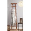 SARO LIFESTYLE Striped Throw Blanket