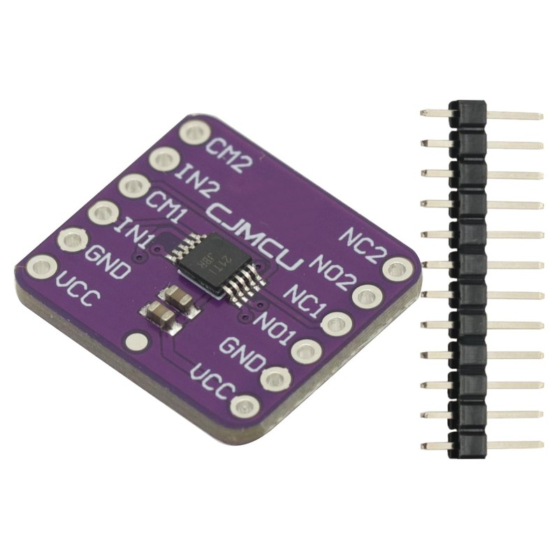 2Pcs TS5A23157 Dual Channel 10Ω SPDT Analog Switch Module Development