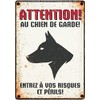 watch board dog Au Chien De Garde 21 x 14