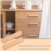 QHKLEW Pack of 6 Wooden Furniture Handles, Cabinet Handles Wood