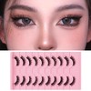 OUDQFCJ False Eyelashes Natural Eyelashes Cat Eye Eyelashes Natural Look