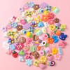 BxuxJar 3 Drawer Storage Organizer Small Plastic Drawer Kawaii Pink