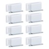 8 Set Stainless Steel Magnetic Door Catch Cupboard Closet Cabinet