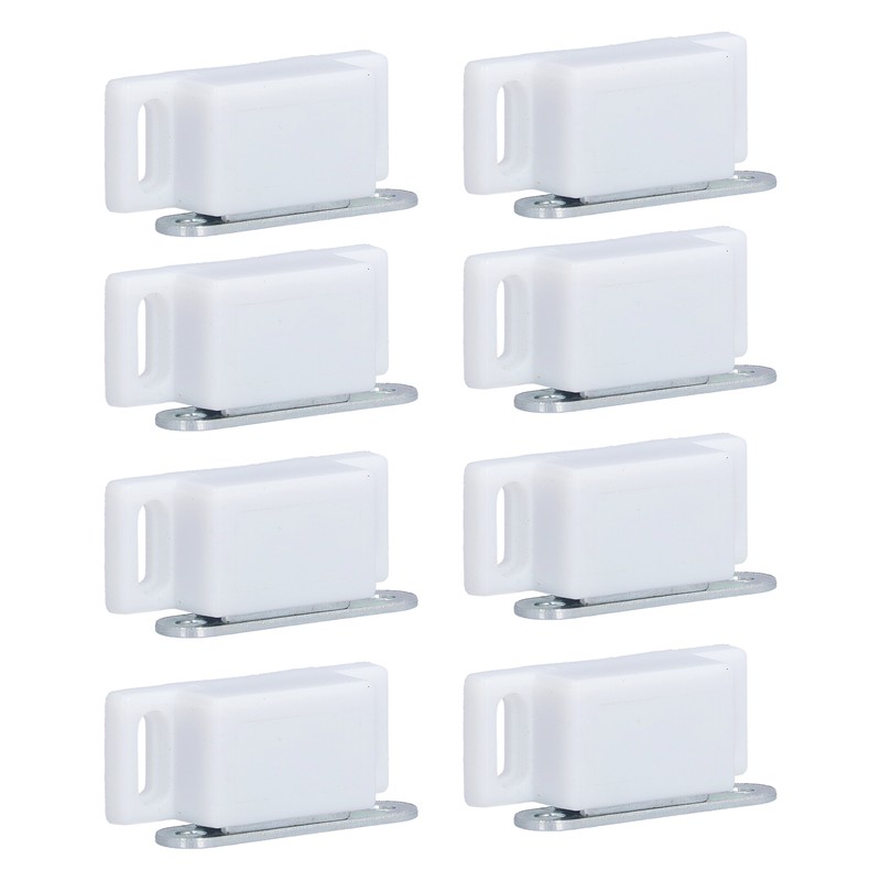 8 Set Stainless Steel Magnetic Door Catch Cupboard Closet Cabinet