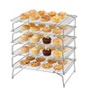 Herogo 5-Tier 15" x 10" Cooling Rack, Stainless Steel Baking
