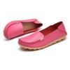 VenusCelia Zapatos de barco cómodos para caminar para mujer, Azul,