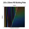 TMYPN 235x235mm Light Beam + Phantom Build Plate for Flashforge