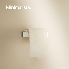 Designfabrik Hamburg Portarotolo carta igienica | Argento | adesivo