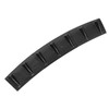 3 Pcs Chassis Deflector Universal Black Rear Lip Shark Fin