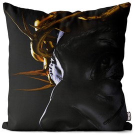 VOID John 3:16 Jesus Cushion Cover Polyester Waterproof Outdoor Indoor Cushion Size: 50 x 50 cm
