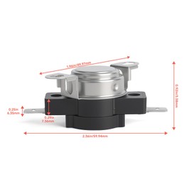 Cutetool WP4449751 Range Oven High Limit Thermostat Compatible with Whirlpool, KitchenAid, Maytag, Jenn-Air, and Amana Double Wall Ovens Parts, Replaces 4449751,Overheat Protection