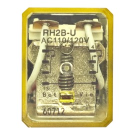 RH2B-UAC110-120V Power Relay 110/120VAC 10A DPDT Plug-in VAC Coil