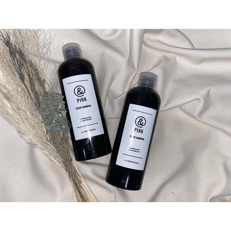 Salon Exclusive & Series Pink Shampoo Organic Herbal Extract Color