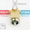 Brushed Gold Shower Faucet GGStudy Single Function Shower Trim Kit