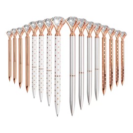 Dokpav 16 Plumas Diamante Tornasol Bolígrafos Para Regalo