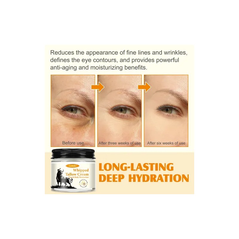 Manteca De Res Con Miel Crema Para Estrias Corporal 60g