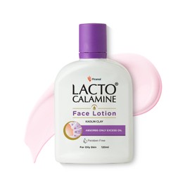Lacto Calamine Daily Face Moisturizing Lotion for Oily Skin, 4.06 Fl Oz (120 ml), for Pimples, Acne, Dark Spots, and Blackheads