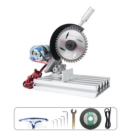 RATTMMOTOR 5" Mini Table Saw for Craft Q99-7 Multipurpose Portable Small Hobby Table Saw Cutting Machine 110-220V, 0-45° Angle Adjustable, 997 Motor 18000RPM for Crafts